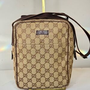 GUCCI GG Canvas Crossbody Bag